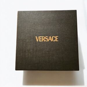 Versace 6.5" x 6.5" Empty Black GIFT Box Logo, NWT